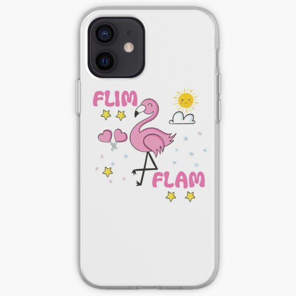 Flim flam flamingo iPhone Soft Case RB0106 product Offical Flim-Flam Merch