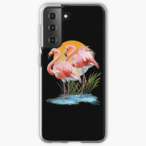 flim flam flamingo Samsung Galaxy Soft Case RB0106 product Offical Flim-Flam Merch