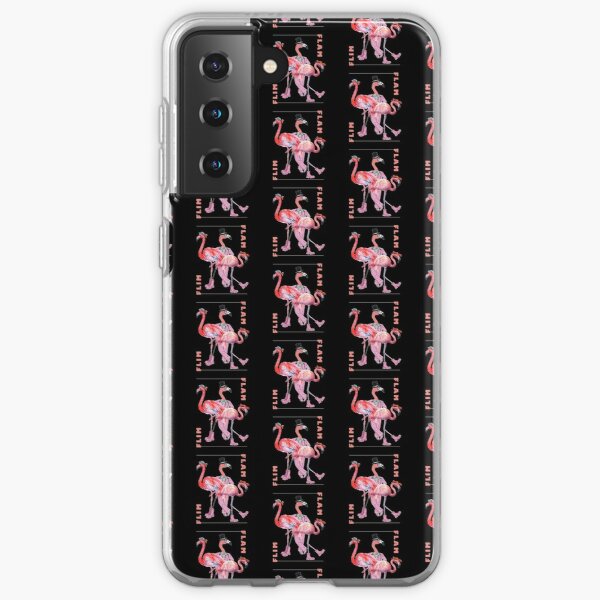 Flim Flam Flamingo Family Design Samsung Galaxy Soft Case RB0106 product Offical Flim-Flam Merch