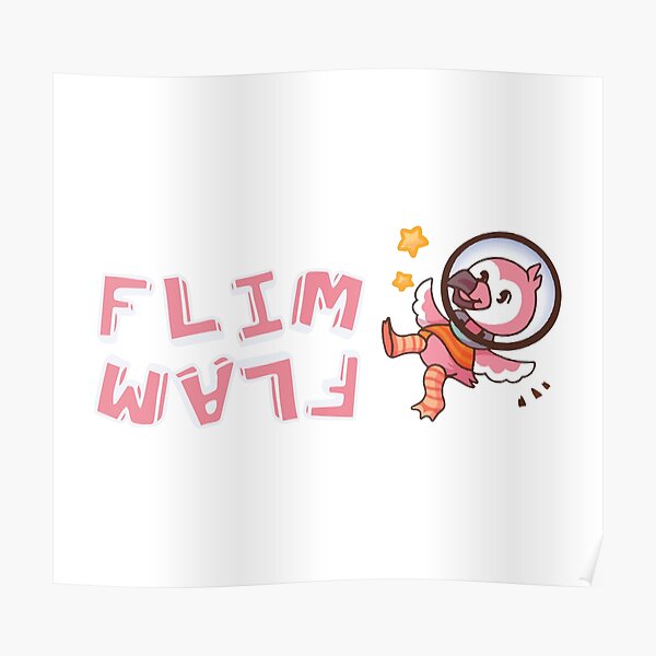 Flim flam flamingo bird Poster RB0106 product Offical Flim-Flam Merch