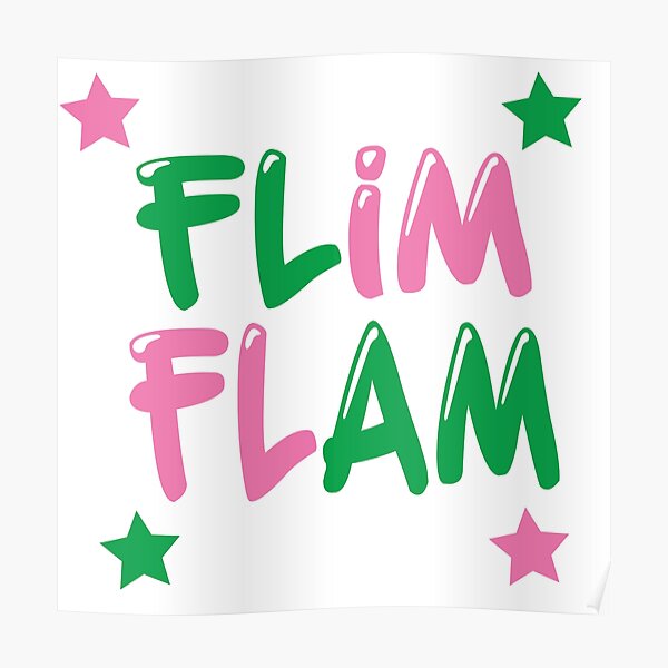 Flim flam flamingo Poster RB0106 product Offical Flim-Flam Merch