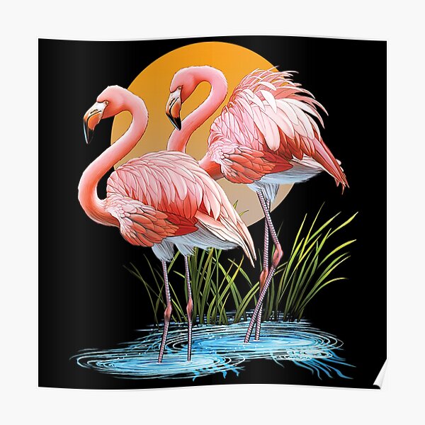 flim flam flamingo Poster RB0106 product Offical Flim-Flam Merch