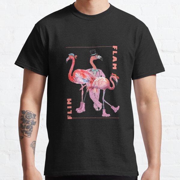 Flim Flam Flamingo Family Design Classic T-Shirt RB0106 product Offical Flim-Flam Merch