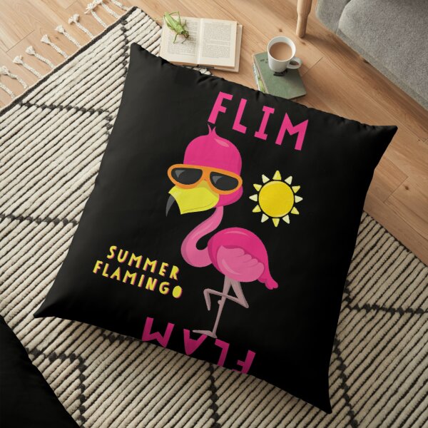 Flim Flam Flamingo Floor Pillow RB0106 product Offical Flim-Flam Merch