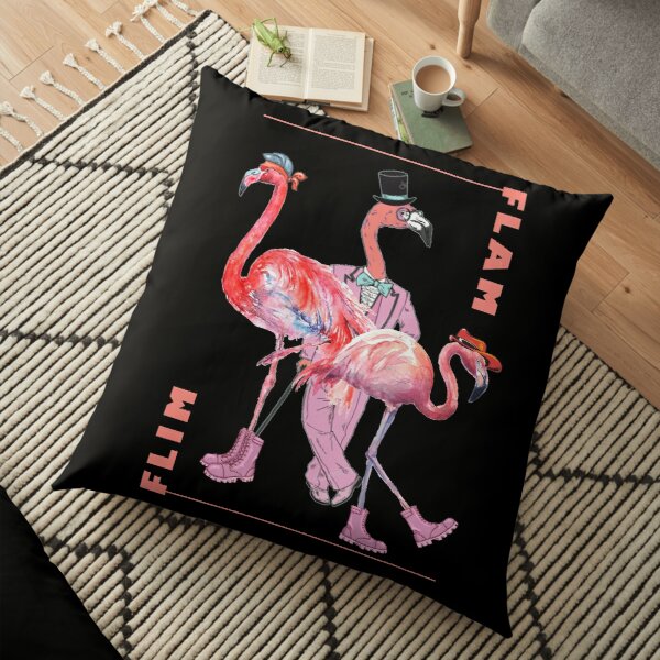 Flim Flam Flamingo Family Design Floor Pillow RB0106 product Offical Flim-Flam Merch