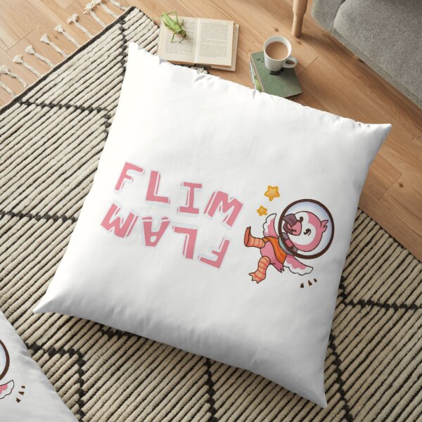 Flim flam flamingo bird Floor Pillow RB0106 product Offical Flim-Flam Merch