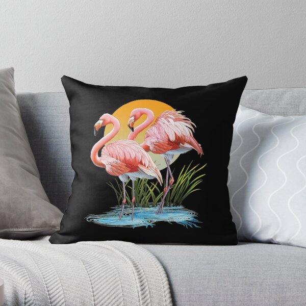 flim flam flamingo Throw Pillow RB0106 product Offical Flim-Flam Merch