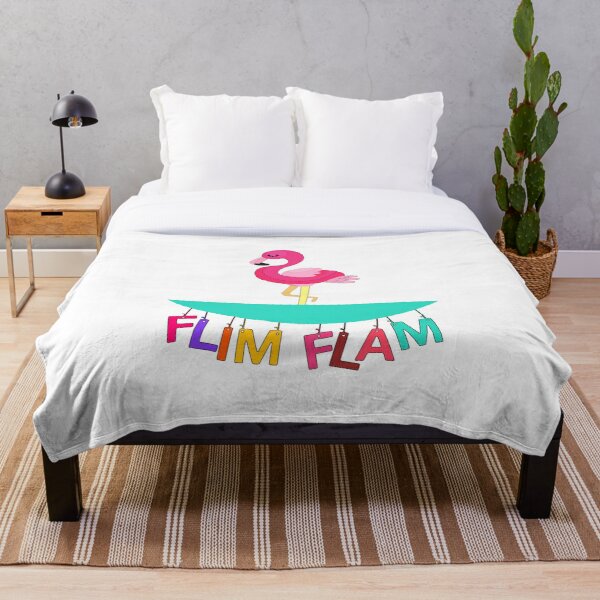 FLIM FLAM | FLAMINGO YOUTUBE Throw Blanket RB0106 product Offical Flim-Flam Merch