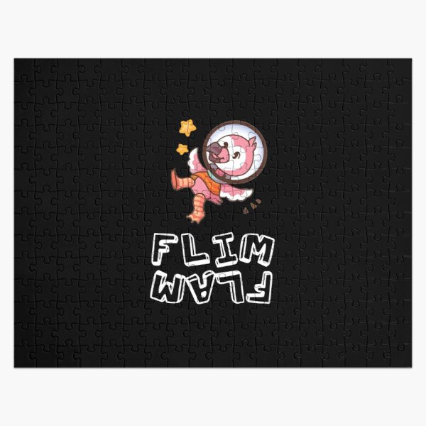 Flim flam flamingo Space Jigsaw Puzzle RB0106 product Offical Flim-Flam Merch
