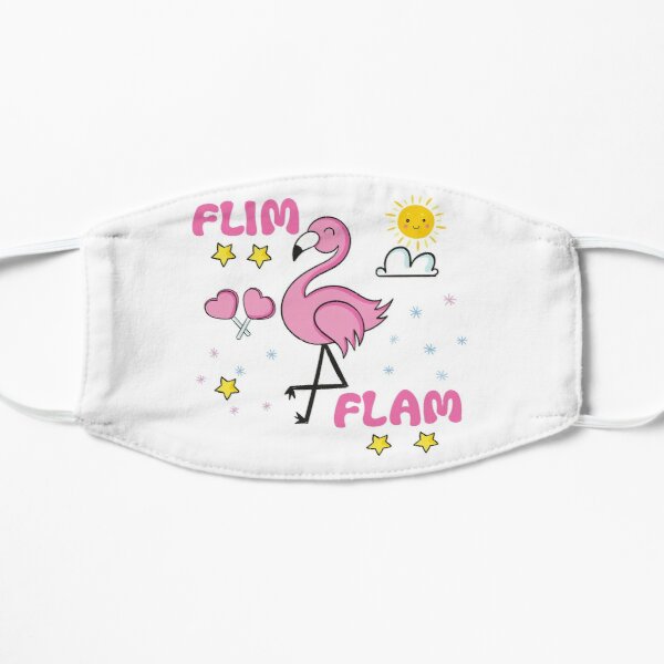 Flim flam flamingo Flat Mask RB0106 product Offical Flim-Flam Merch