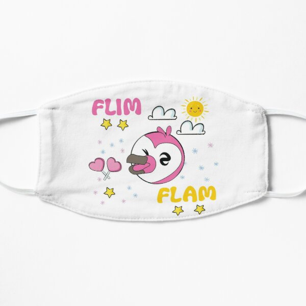 Flim flam flamingo Flat Mask RB0106 product Offical Flim-Flam Merch