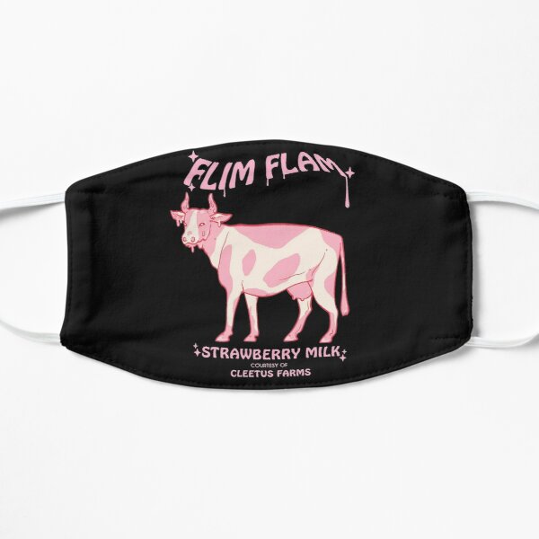 Flim Flam Flamingo Youtuber Flat Mask RB0106 product Offical Flim-Flam Merch