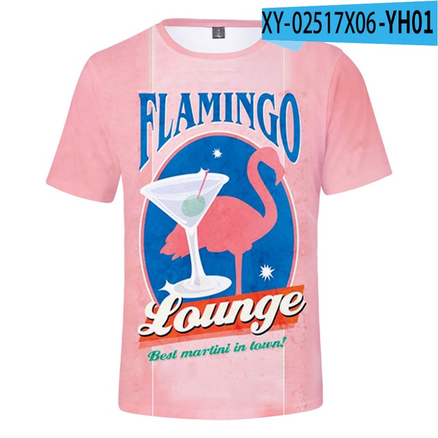 2022 New Arrival Flim Flam Flamingo 3D Print T shirt loose short sleeved casual all match 4 2.jpg 640x640 4 2 - Flim Flam Merch